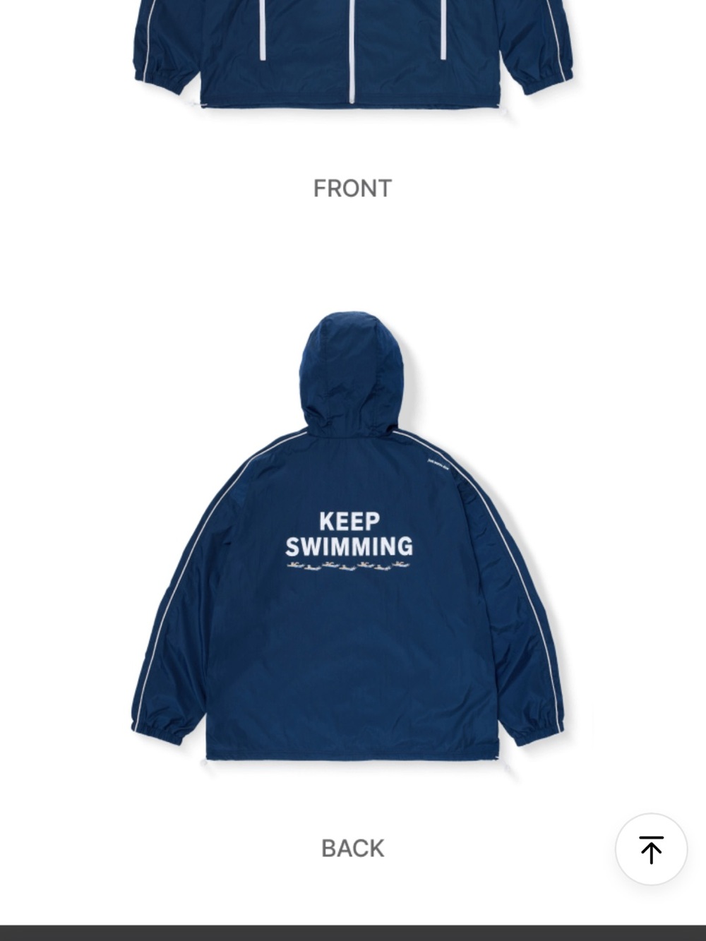 bts swim wind jacket (korea exclusive version) - Picture 3 of 4